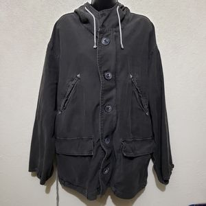 Free people charcoal  utility style jacket